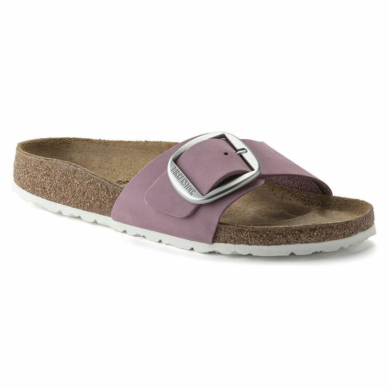 Madrid Birkenstock Big Prackou Orchid Nubuck Kozene Damske Nachový | SK 130DFM